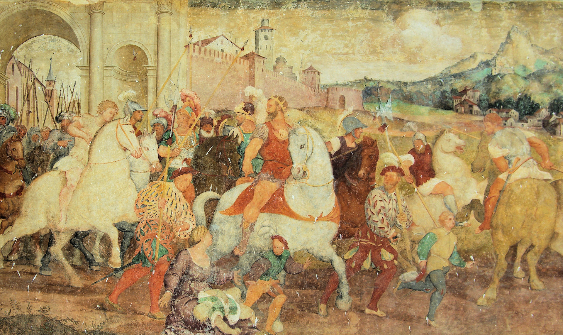 Affresco del Museo della Battaglia
